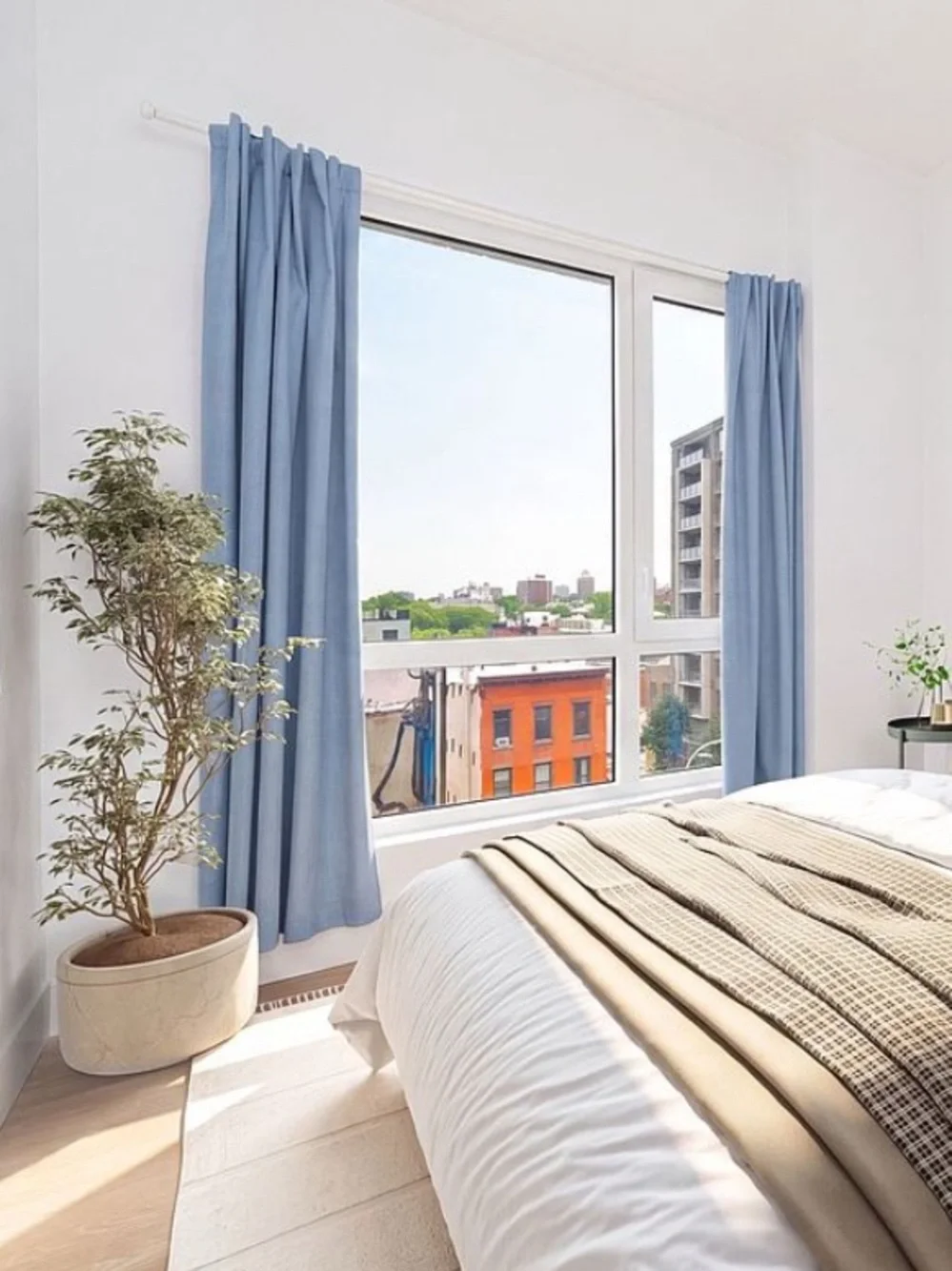 Blackout Blue Window Curtains - 51.5” x 95”